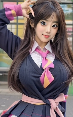 Anime AI Boobs Art Generated result by Pornworks AI