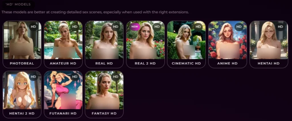 Seduced AI HD Models