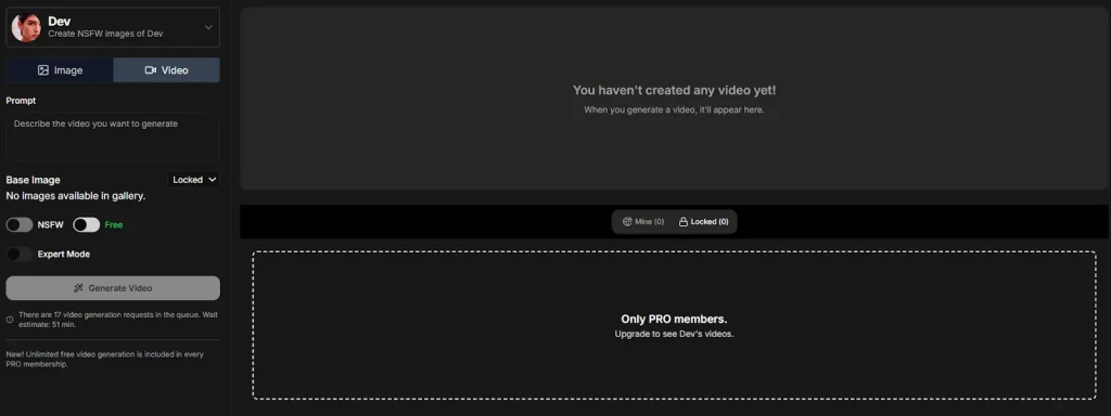 AiAllure - Generate Videos