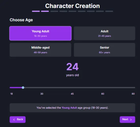 xMode - Character Age