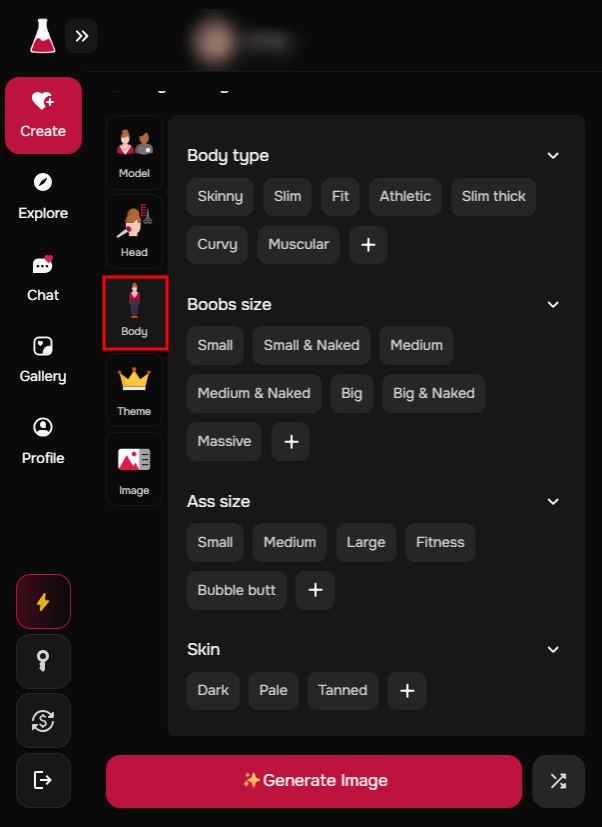 Creating AI OnlyFans Model With-SugarLab AI Body Settings