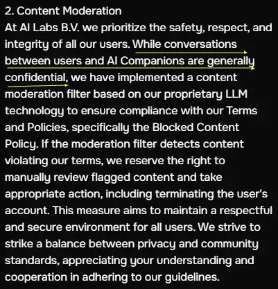 Sugarlab AI - Content moderation