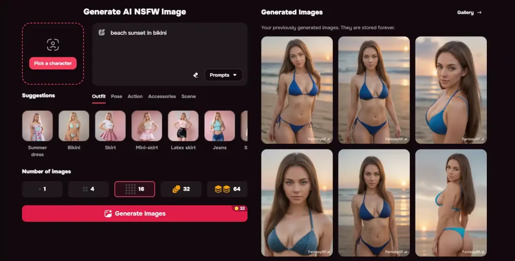 Fantasygf - NSFW Image Generation