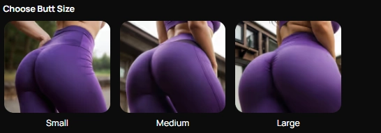 Get-Harder.today - AI Character Butt Size