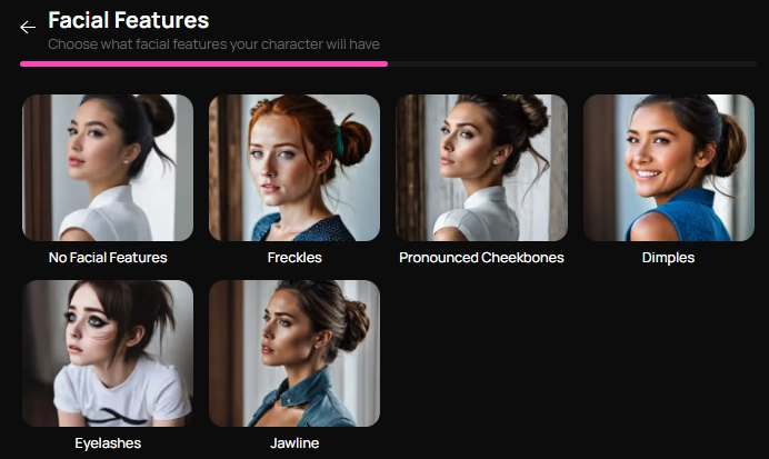 Get-Harder.today - AI Character Facial Features