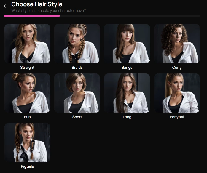 Get-Harder.today - AI Character Hair Style