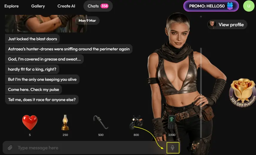 Joi AI - AI Voice Option