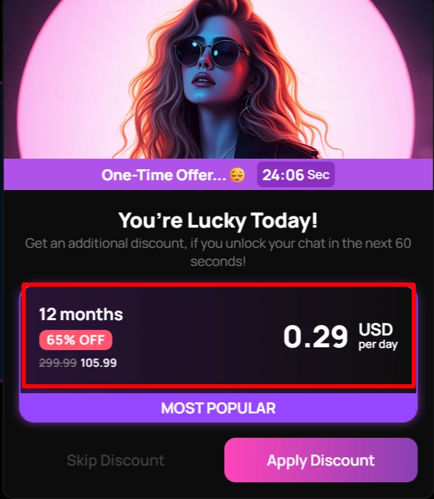 Get-Harder.Today Annual Pricing with One Time offer