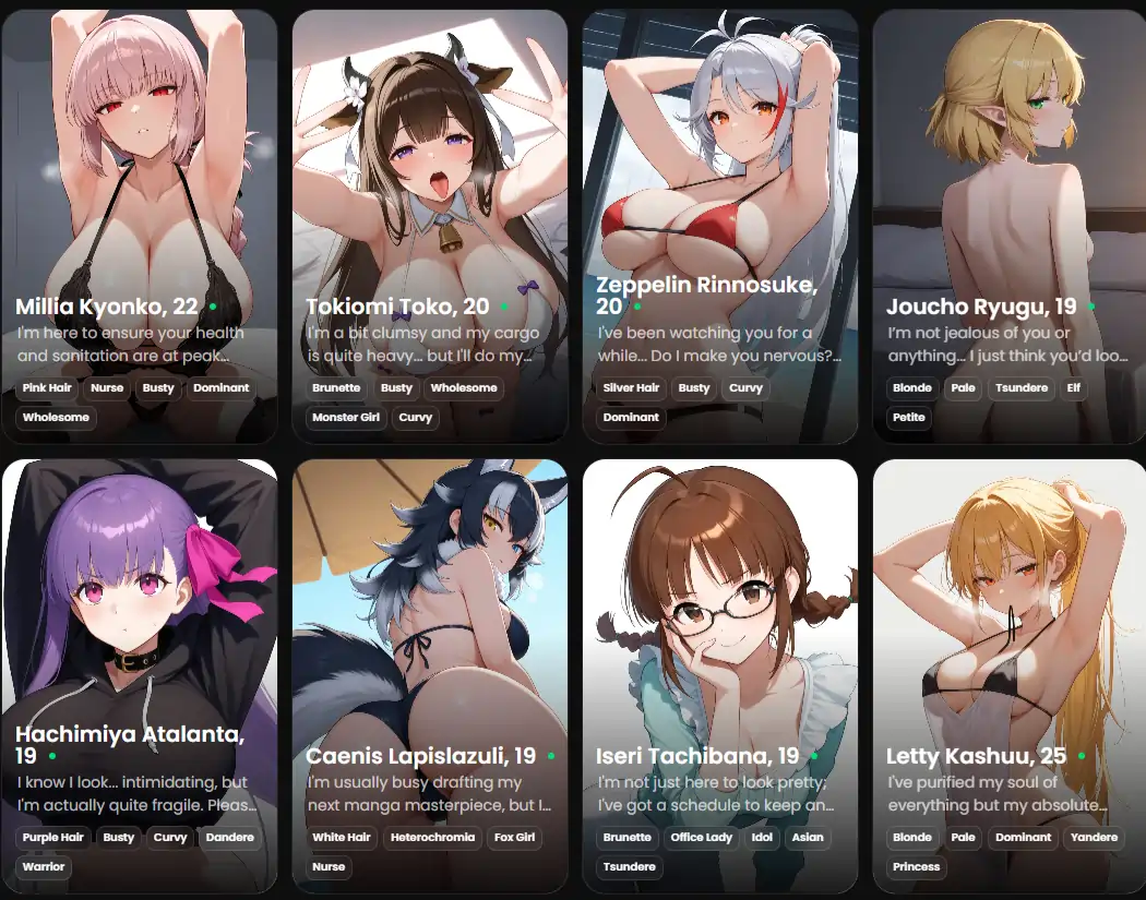 Golove AI - AI Anime Waifus Characters