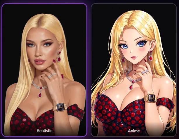 SXSY AI - AI Companion Art Style