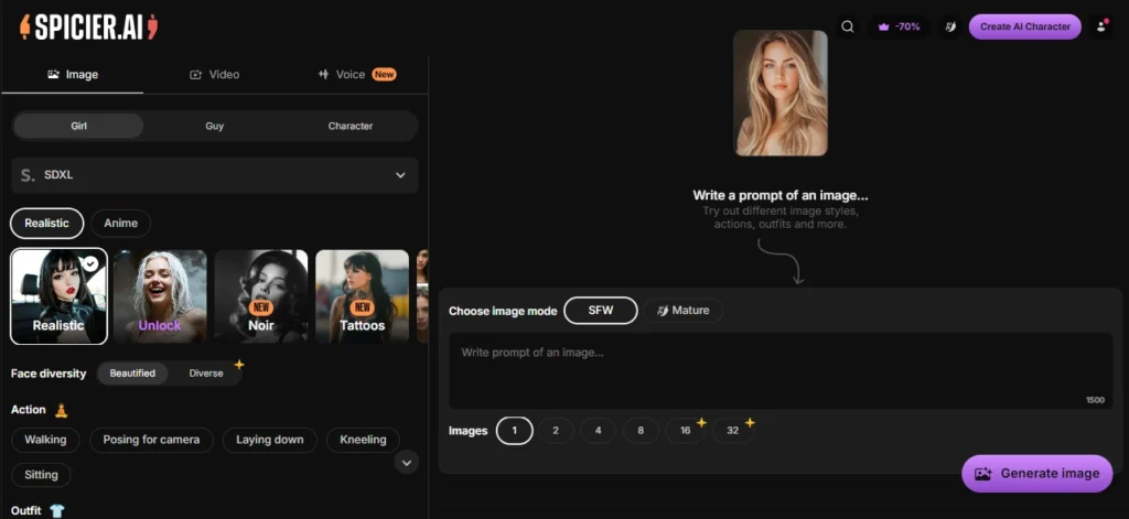 Spicer AI - AI Image Generator