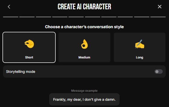 Spicier - AI Character Conversation Style & Storytelling