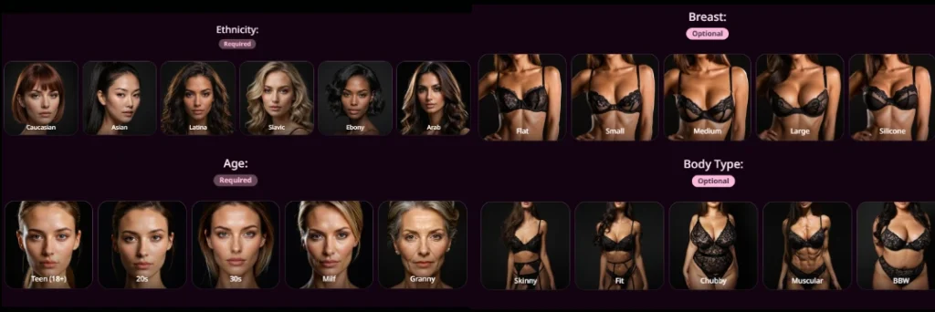 Fantasy AI - AI Character Creation Step