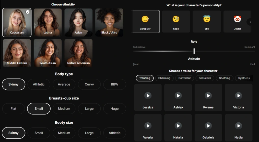 Lovescape AI - AI Character Customization