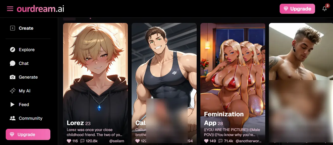 Ourdream AI - AI Gay Chatbot