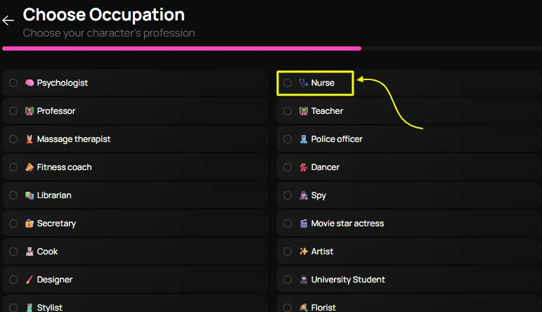 Ourdream AI - AI Nurse Character Creation