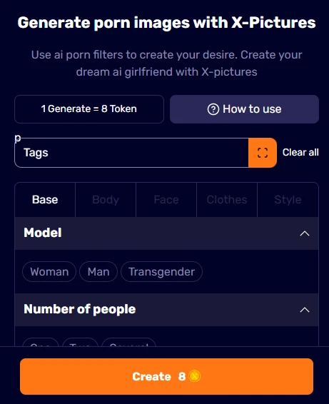 AI Porn Image Generator with xPicture AI