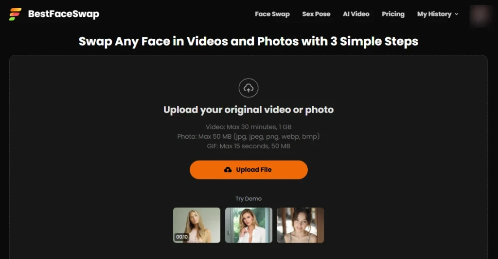 BestFaceSwap AI - AI Swapping Workflow