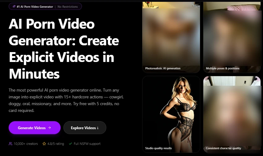 CelebMaker AI - AI Porn Video Generator