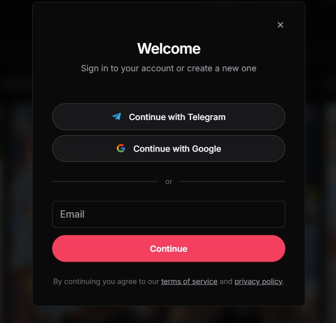 NudeAI Fun - Signup