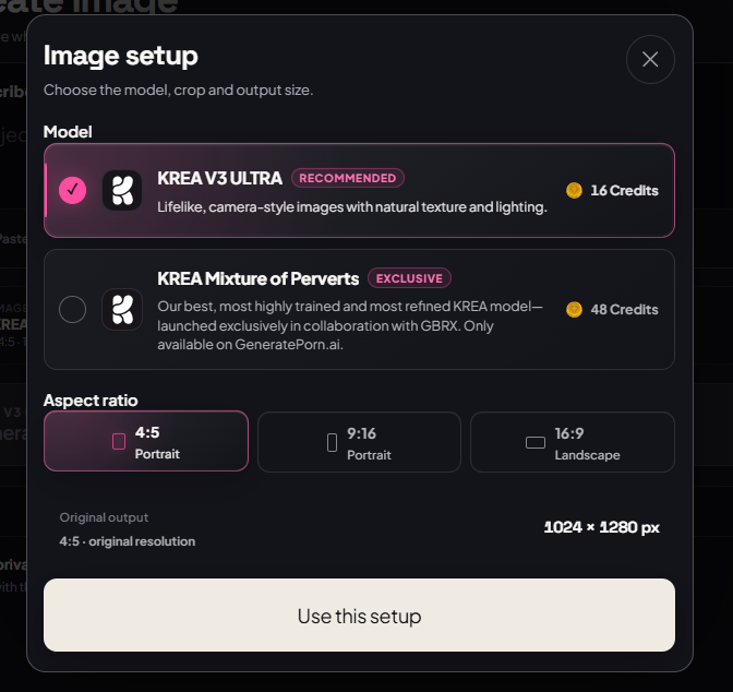 GeneratePorn AI - AI Image Generator Model