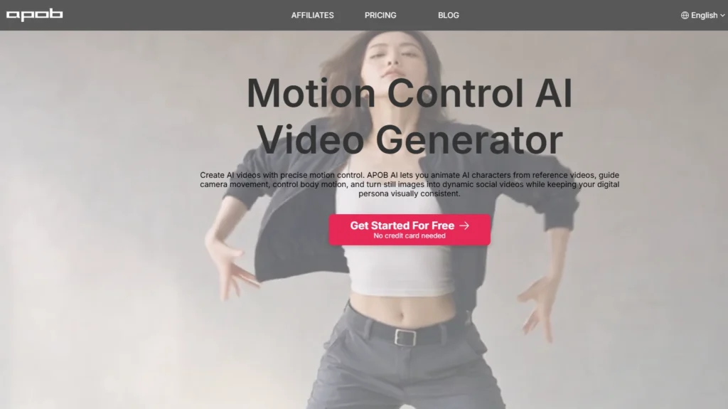 APOB AI - Motion Control AI Video Generator