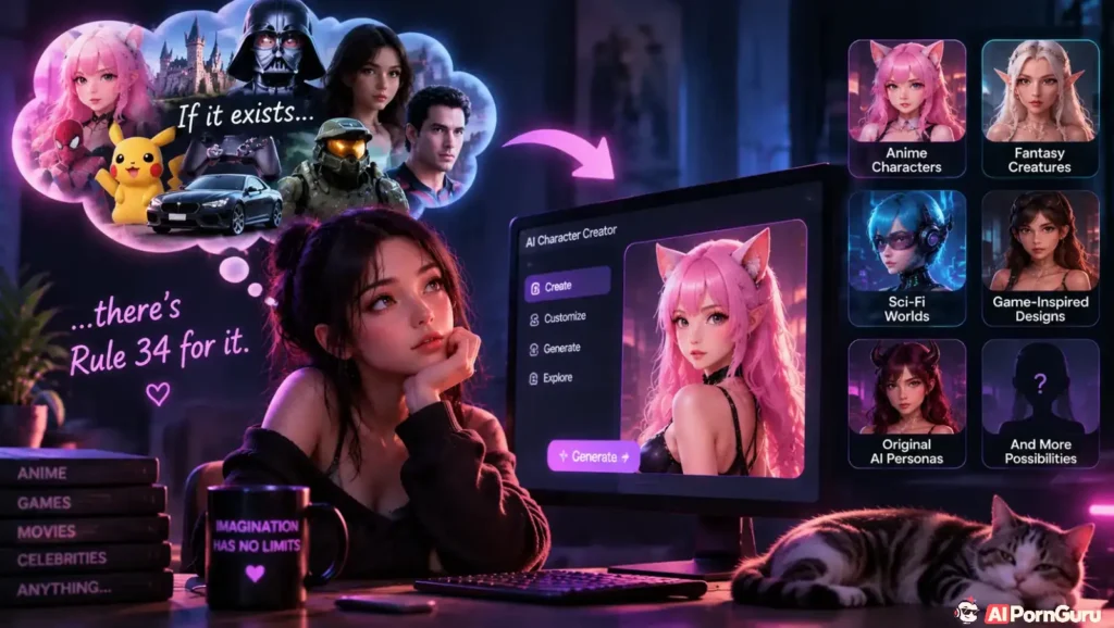 Rule 34 AI character creation 