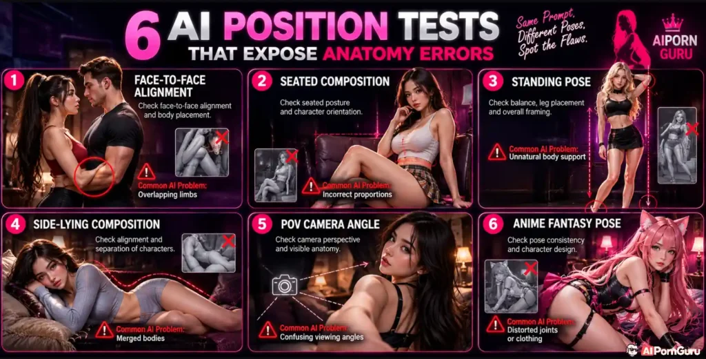 6 AI Position Tests That Reveal Anatomy Errors