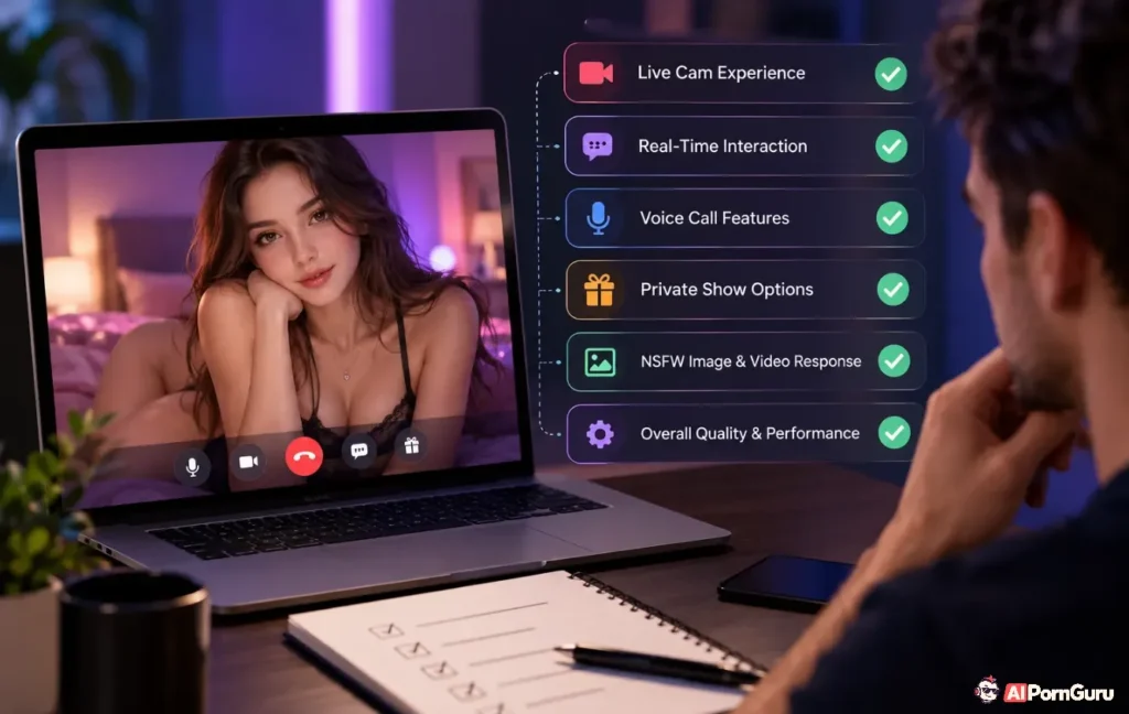 AI Cam Girl Testing Criteria