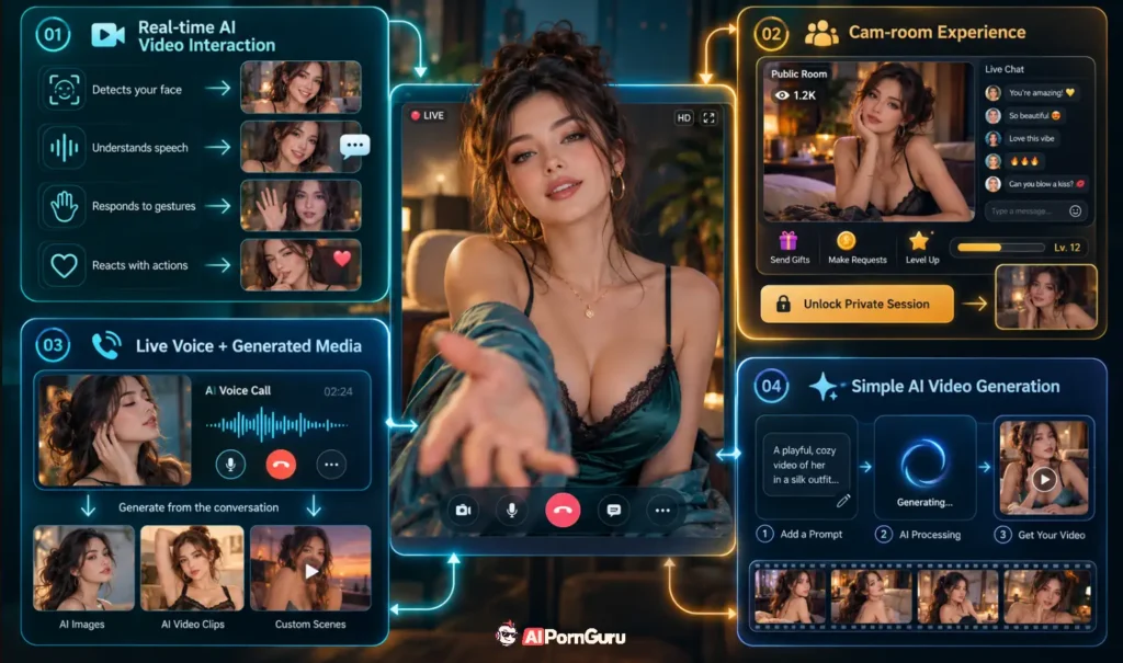 AI cam experience types